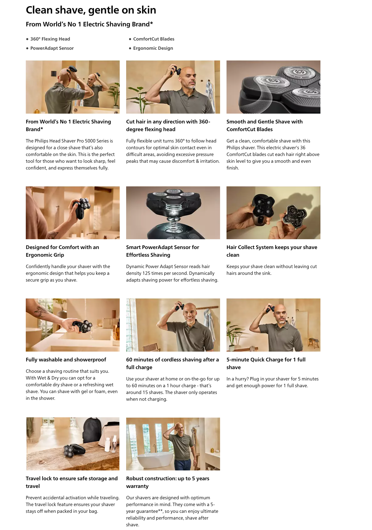 Philips Head Shaver HS5980/28