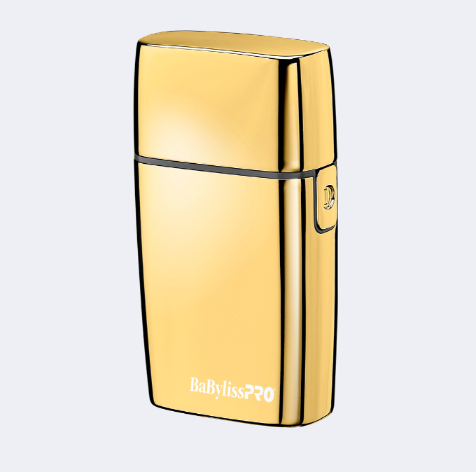 BABYLISSPRO® FOILFX02™ RASOIR À DOUBLE GRILLE SANS FIL EN MÉTAL DORÉ FXFS2G
