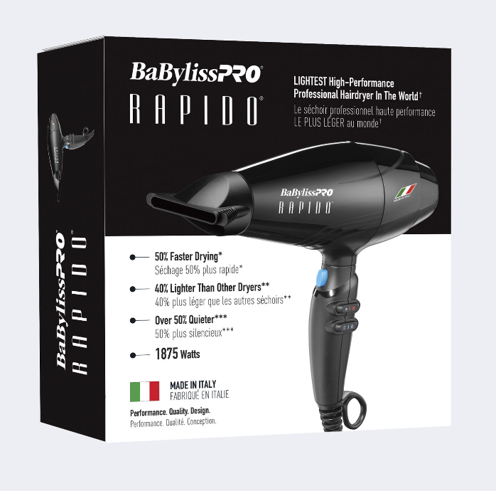 Sèche-cheveux BabylissPro Rapido BAB7000C