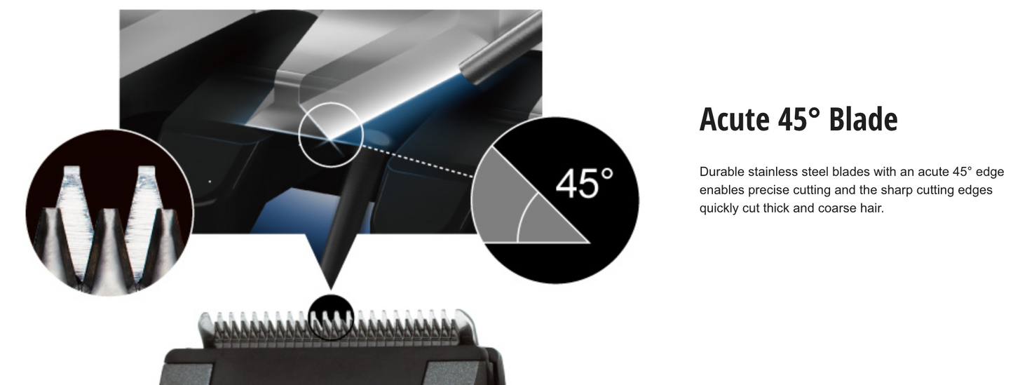 Tondeuse à barbe et cheveux pour hommes Panasonic ERGB60K