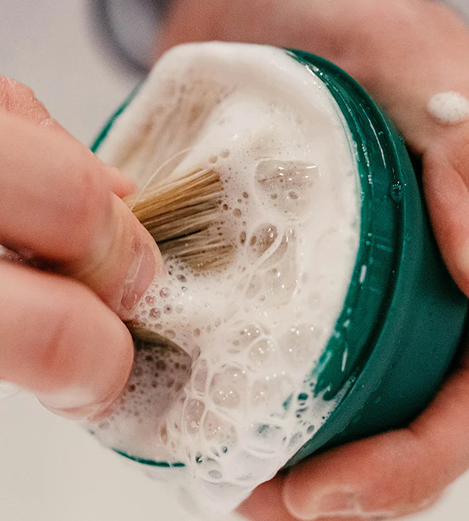 SAVON À RASER PRORASO DANS UN BOL : Eucalyptus RAFRAÎCHISSANT Vert P306