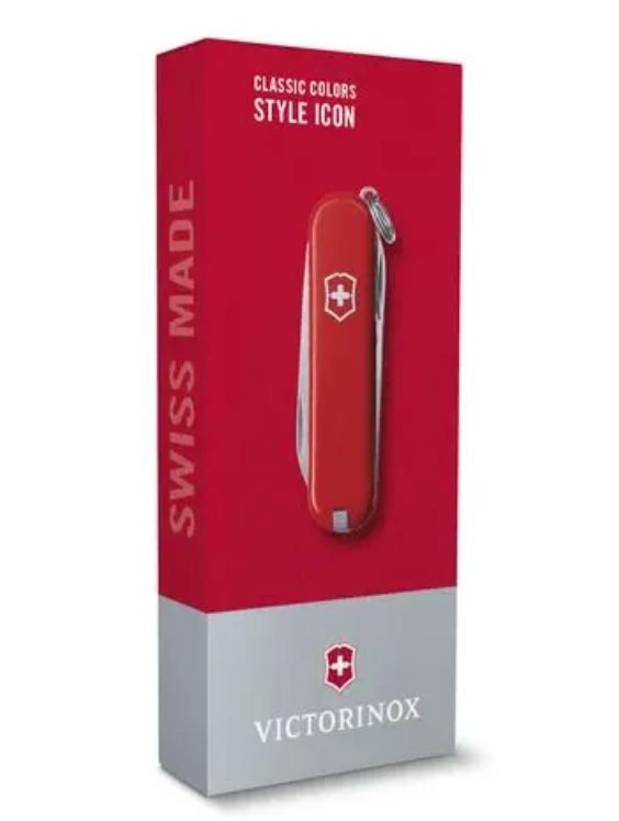 Swiss Army Tools - Petit couteau de poche classique SD Style Icon Rouge 0.6223.G