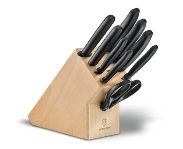 Couteaux de cuisine Victorinox - Ensemble de blocs à couverts Swiss Classic 10 pièces