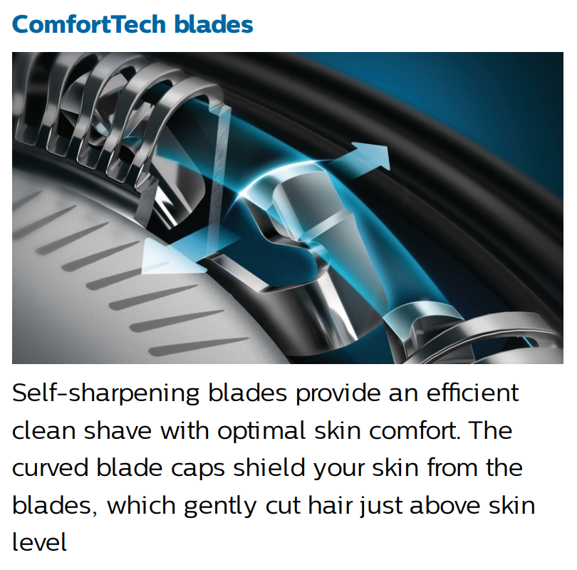 Rasoir électrique Philips série 5000 humide/sec S5466/17 