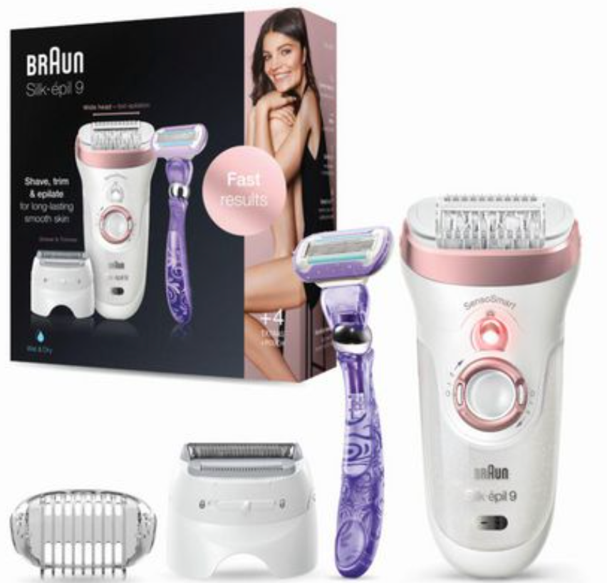 ÉPILATEUR BRAUN OR ROSE SES9870