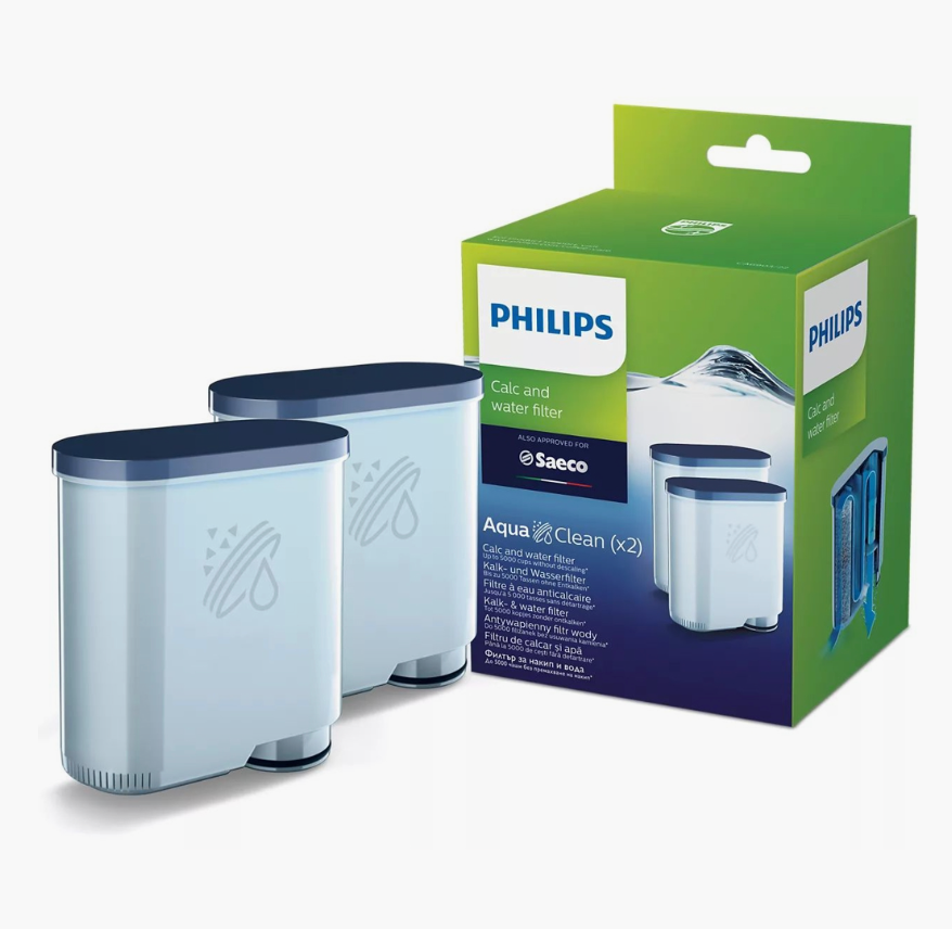 Philips Saeco Espresso Accessoires Aqua Clean Filtre à eau Lot de 2 CA6903/22