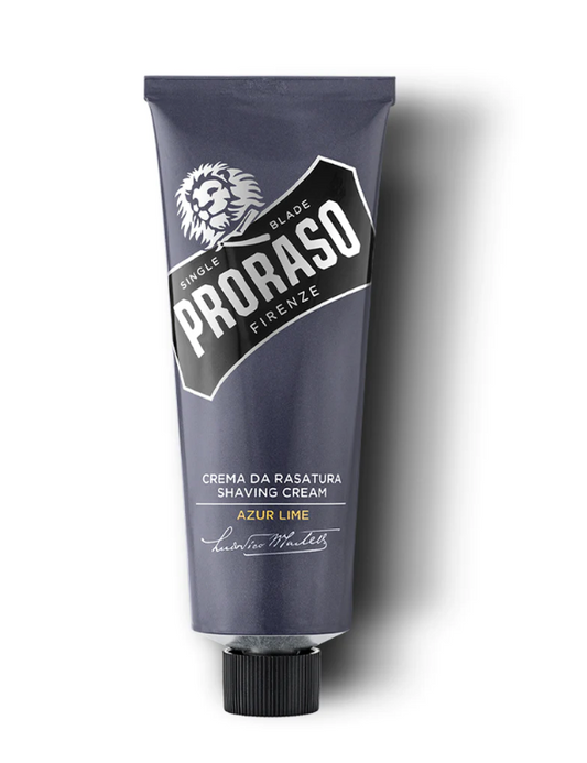 Crème à raser à lame unique Proraso : Lime azur