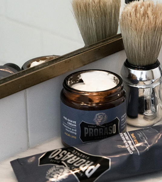 Crème à raser à lame unique Proraso : Lime azur