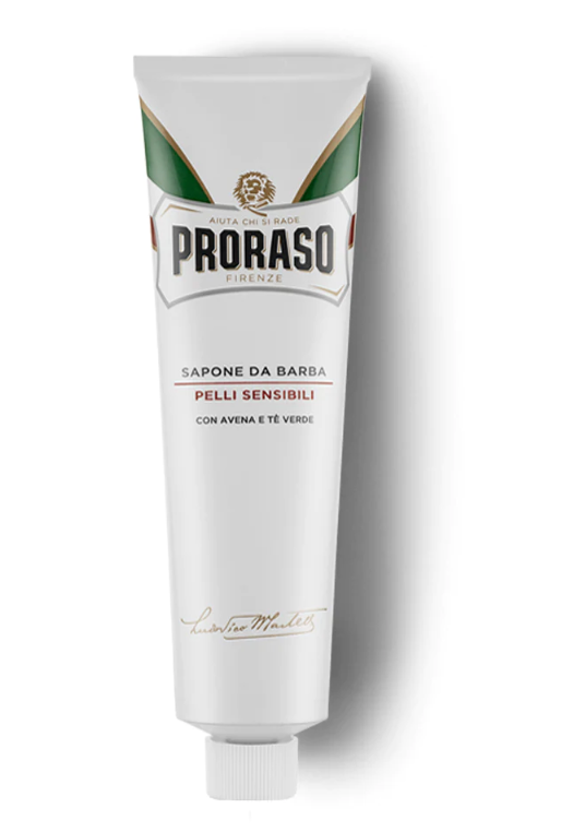 Tube Crème à Raser Proraso : Peaux Sensibles Blanches P123