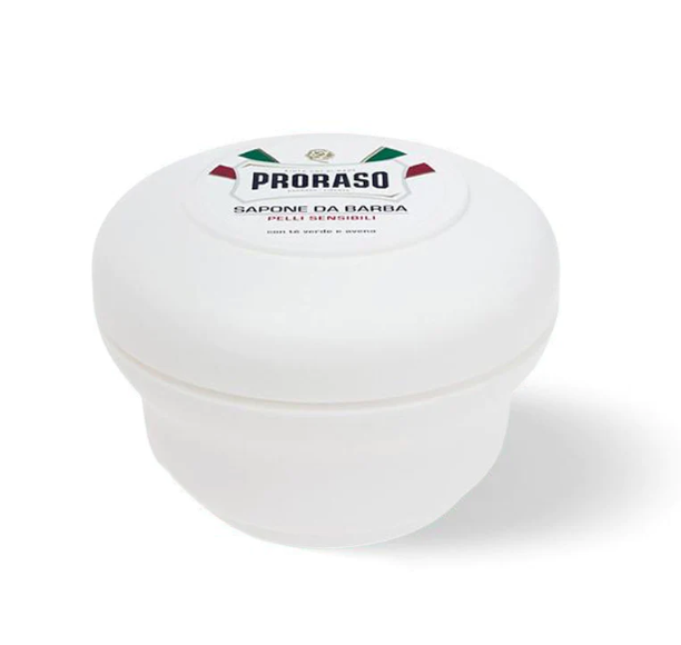 Proraso Shaving Soap in a Bowl: White Sensitive Skin P306B