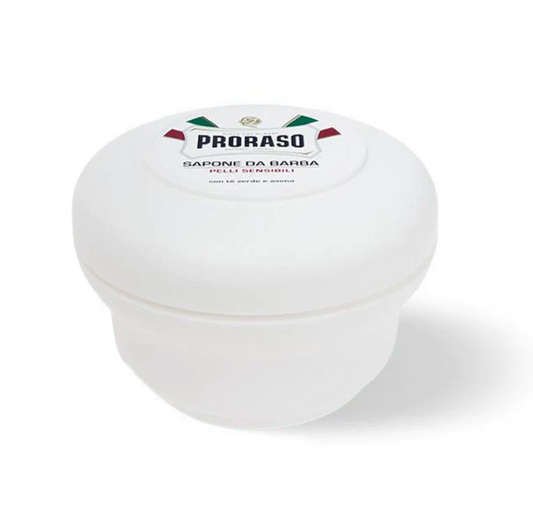 Proraso Shaving Soap in a Bowl: White Sensitive Skin P306B