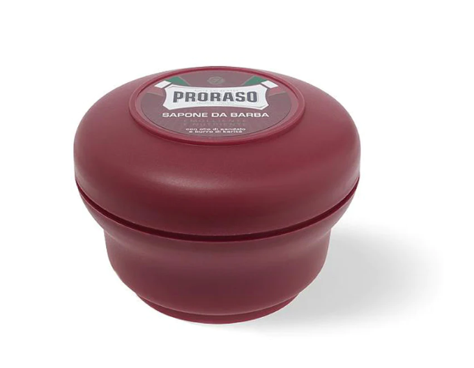 Savon à Raser Proraso dans un Bol : Barbes Rouges Grossières P116