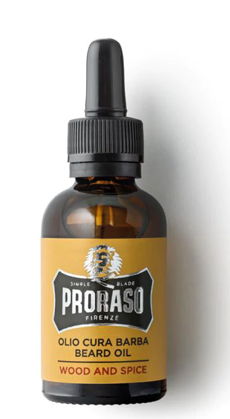 Huile à barbe Proraso : Bois et épices P166