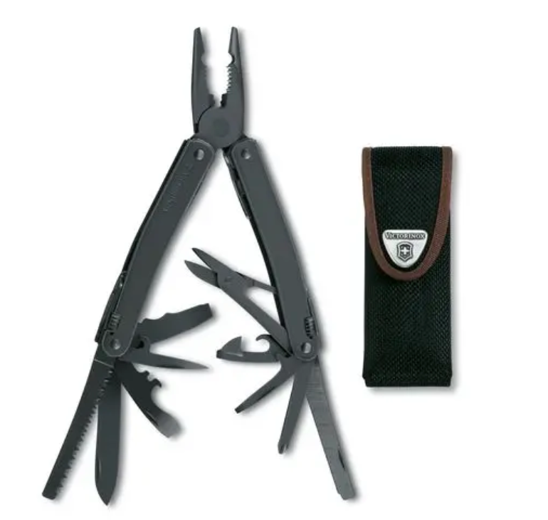 Outil de l'armée suisse Spirit XBS noir 3.0224.3CN-X1 