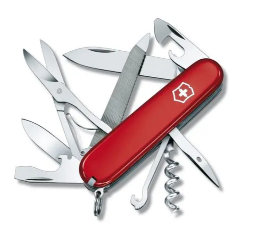 Outil de l'armée suisse Mountaineer Rouge 1.3743