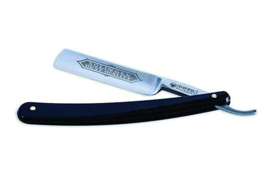 Rasoir droit Dovo, manche Cellidur noir, 3/8, Solingen, Allemagne, DV-42385