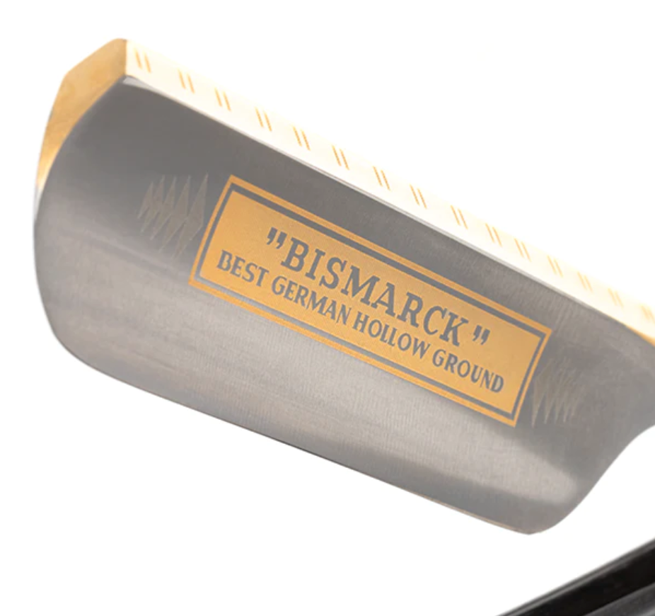 Rasoir droit Dovo Bismark, manche en bois d'ébène 6/8". Solingen, Allemagne DV-26810