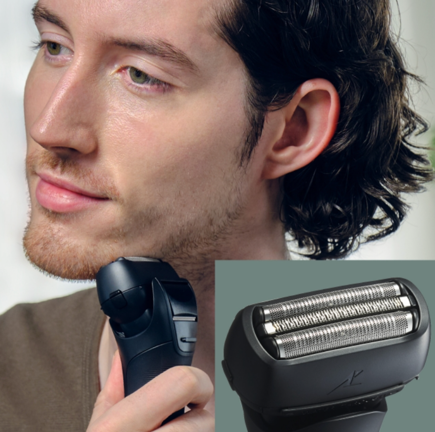 Rasoir électrique Panasonic 3 lames en acier japonais rechargeable humide/sec ESLT2BK