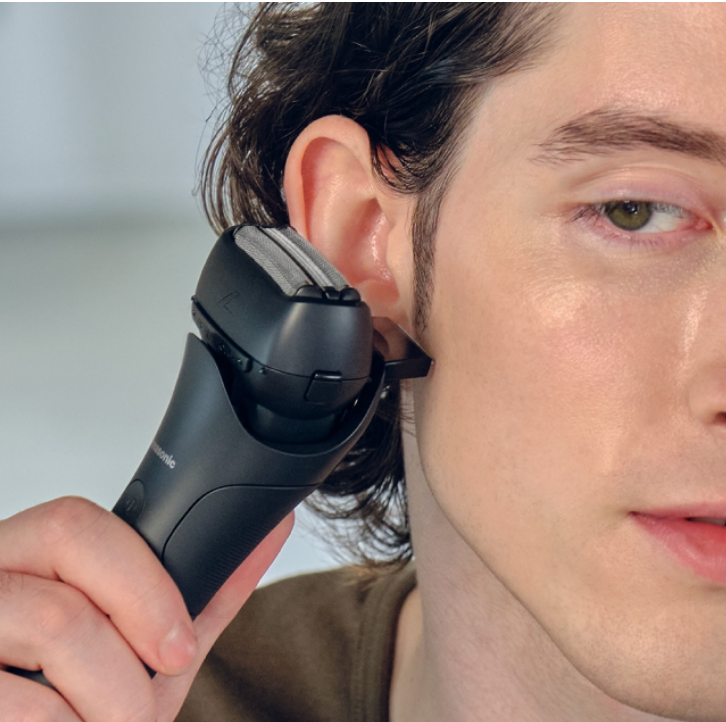 Rasoir électrique Panasonic 3 lames en acier japonais rechargeable humide/sec ESLT2BK