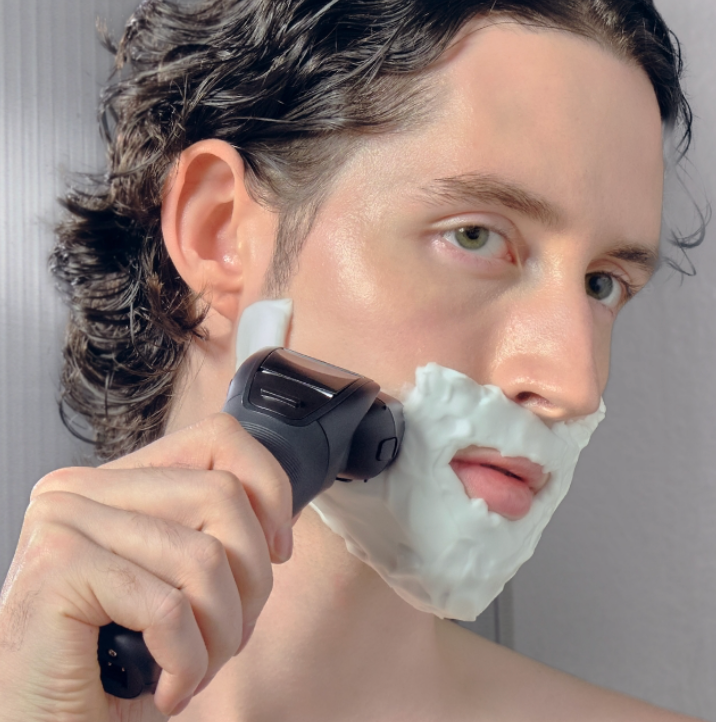 Rasoir électrique Panasonic 3 lames en acier japonais rechargeable humide/sec ESLT2BK