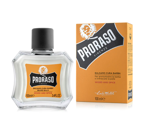 Baume après-rasage barbe Proraso : Bois et épices P780