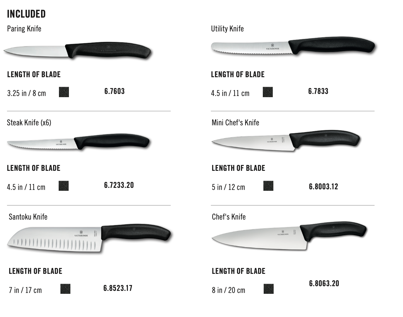 Victorinox Swiss Classic Ensemble de couverts 15 pièces 6.7603-X6 