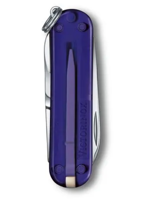 Couteau de poche classique persan indigo violet de l'armée suisse 0.6223.T29G 