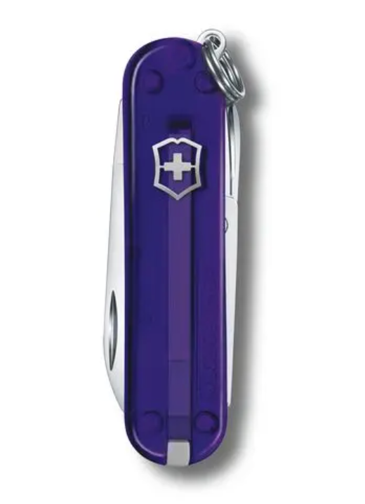 Couteau de poche classique persan indigo violet de l'armée suisse 0.6223.T29G 