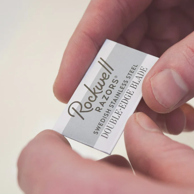 Rockwell Razor Lames à double tranchant en acier inoxydable suédois - Paquet de 20 lames RR-960644