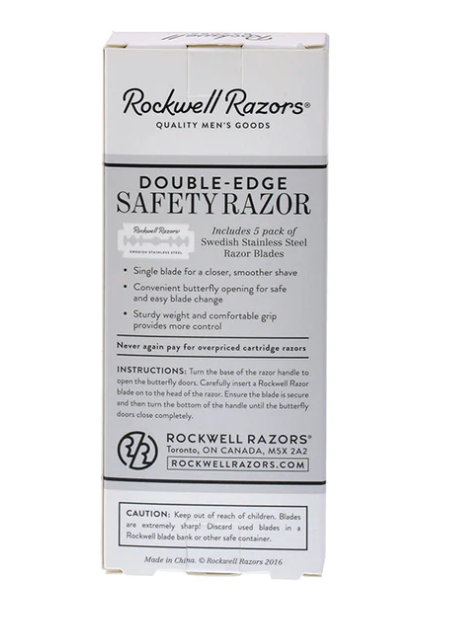 Rasoir de sécurité Rockwell Razors R1 Rookie Butterfly RR-960958 