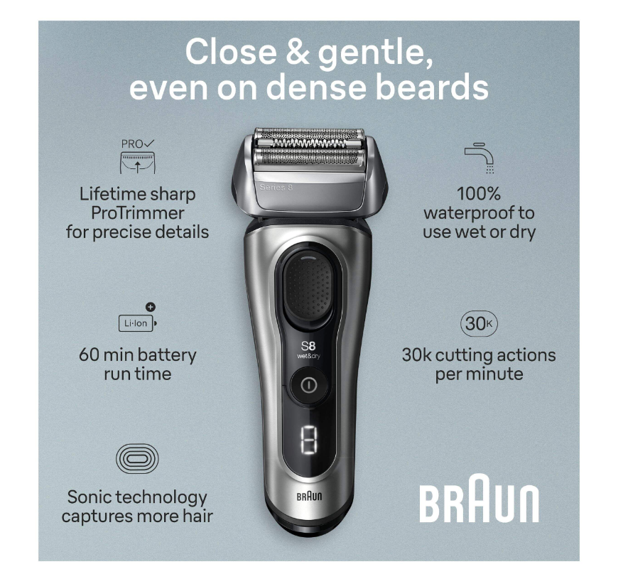 Rasoir électrique Braun Series 8 8517s 