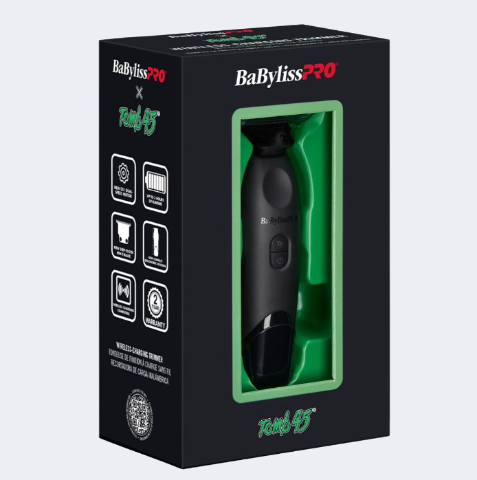 BabylissPro x Tomb45® Wireless-Charging Trimmer FXT45T