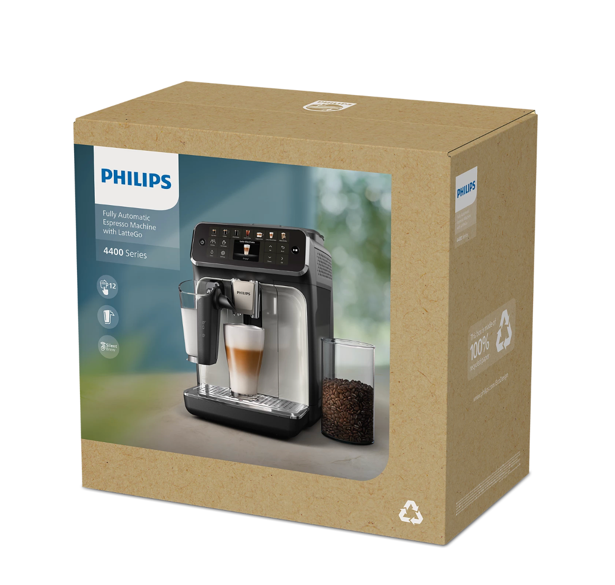 Machine à expresso entièrement automatique Philips série 4300 EP4447/90