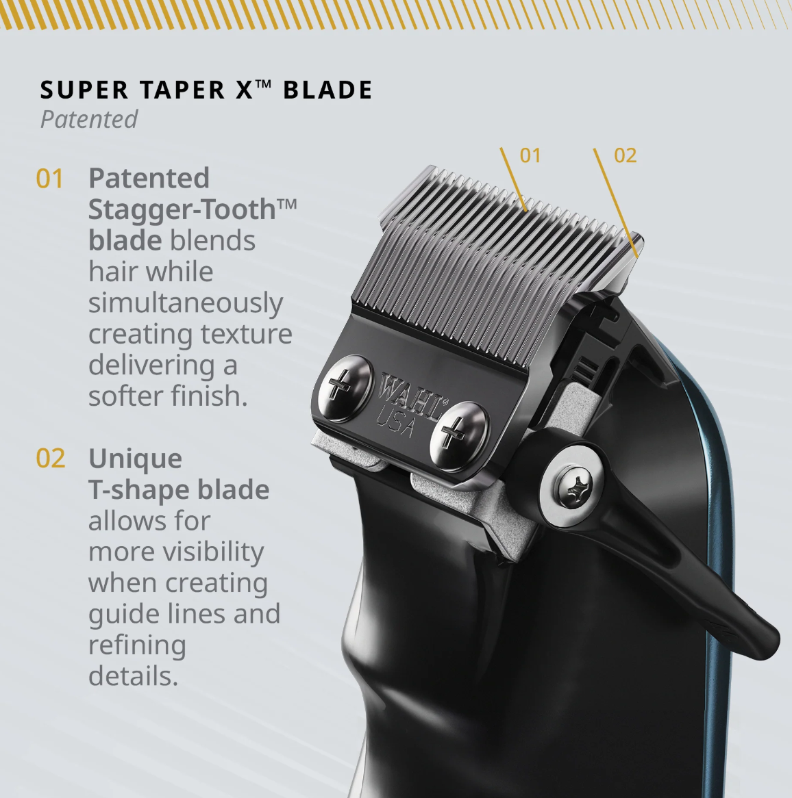Tondeuse Wahl 56469 Super Taper X™ avec/sans fil