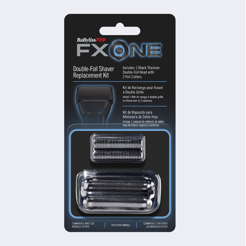 BaBylissPRO® FXONE Replacement Foils & Cutters (Matte Black) FX79RF2MB